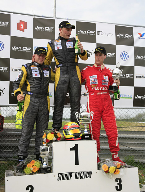 To af de kørere, som gennem tiden har høstet succes med JM Racing Tom Pedersen og Michael Outzen.